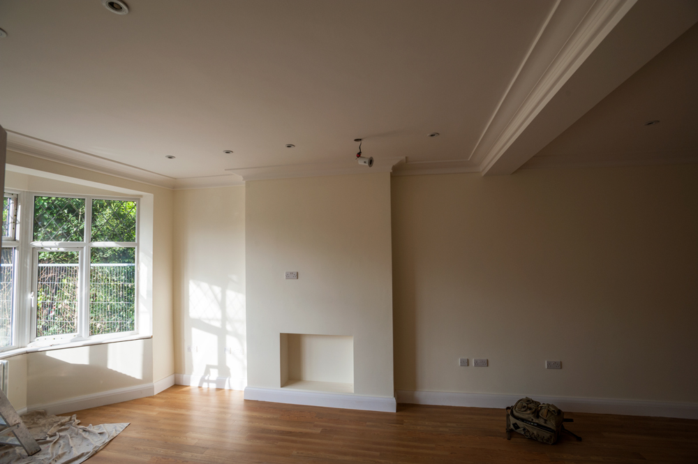 recent project by our plasterer in nottingham